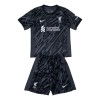 Conjunto (Camiseta+Pantalón Corto) Portero Liverpool 2024-25 Negra - Niño